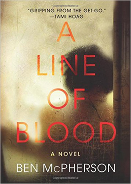A line of blood